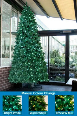 The 10ft Pre-lit Ultra Devonshire Slimline Tree with Warm White/White Colour change LEDs