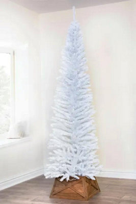 The 5ft White Italian Pencilimo Tree with hinged branches Price Comparisons | Compare The Build