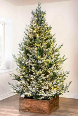 The 7ft Pre-lit Frosted Ultra Mountain Pine