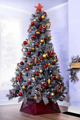 The 7ft Silver Majestic Pine Tree Price Comparisons | Compare The Build