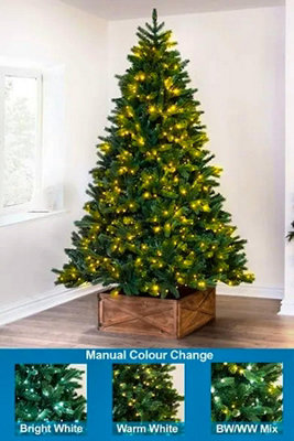 The 7ft Ultra Devonshire Fir Pre-lit with Warm White/White Colour change LEDs