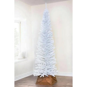 The 8ft White Italian Pencilimo Tree with hinged branches