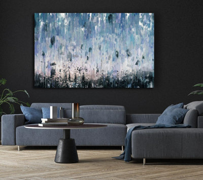 The Abstract Rain Canvas Print Wall Art - Medium 20 x 32 Inches