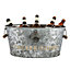 The Bar Is Open' Gold and Zinc Celebration Party Champagne Wine Ice Bucket
