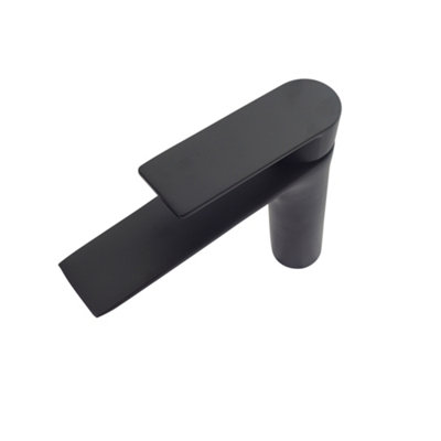 The Bath Plus Bathroom Set Offer Mono Sink Mixer Tap & Slotted Click Clack Waste Black Basin Sink Tap
