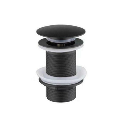 The Bath Plus Bathroom Set Offer Mono Sink Mixer Tap & Slotted Click Clack Waste Black Basin Sink Tap - 4
