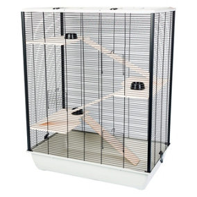The Belfry Rat Hamster Small Animal Cage - 78 x 48 x 97 - Grey