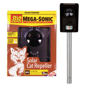 The Big Cheese Mega-Sonic Solar Cat Repeller