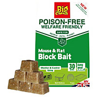 The Big Cheese, Poison-Free, Mouse & Rat Block Bait 10g x 30