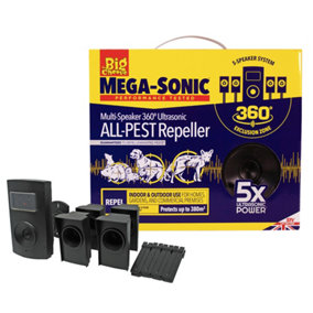 The Big Cheese Ultra Power Mega-Sonic Multi-Speaker Ultrasonic ALL-PEST Repeller