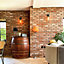 The Brick Tile Company Brick Slip Sample Panel - Brown - Blend 1