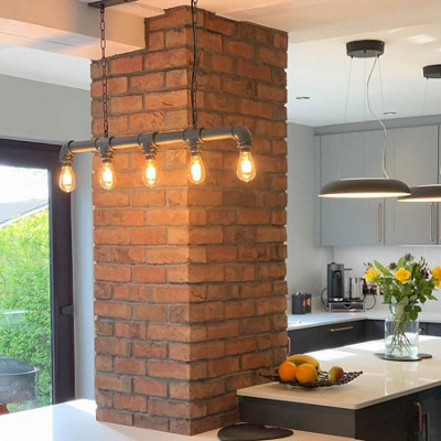 The Brick Tile Company Brick Slip Sample Panel - Red - Blend 20 - 7