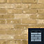 The Brick Tile Company Brick Slip Sample Panel - Yellow - Blend 8
