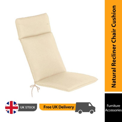 Garden recliner chair online cushions b&q