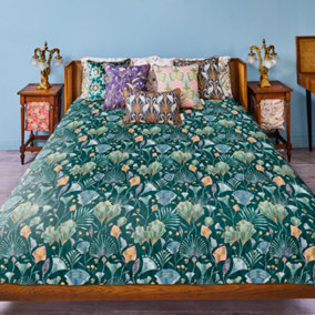 The Chateau By Angel Strawbridge Emerald Fan Emerlad/Green Throw 240X240cm