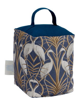 THE CHATEAU BY ANGEL STRAWBRIDGE NOUVEAU HERON NAVY DOORSTOP DIY at B&Q