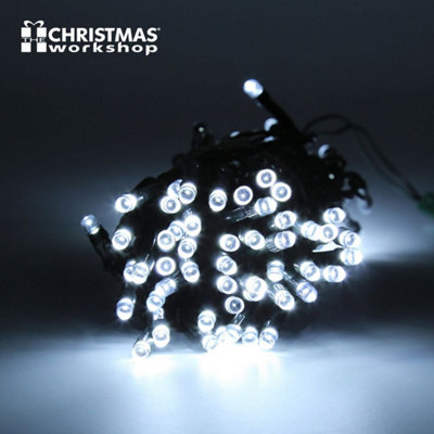 The Christmas 100 Bright White LED Fairy Lights DIY at B&Q