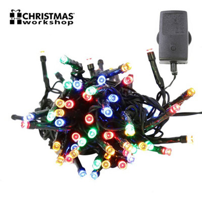 The Christmas 100 MultiColoured LED Chaser Christmas Lights