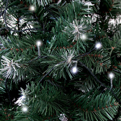 The Christmas Workshop 200 Bright White Timer Lights