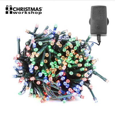 The Christmas 200 MultiColoured LED Chaser Christmas Lights DIY at B&Q