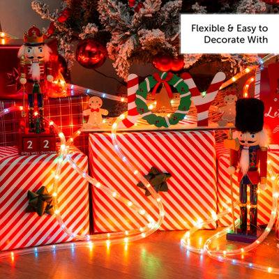 The Christmas Workshop 25m Multi-Coloured Rope Lights