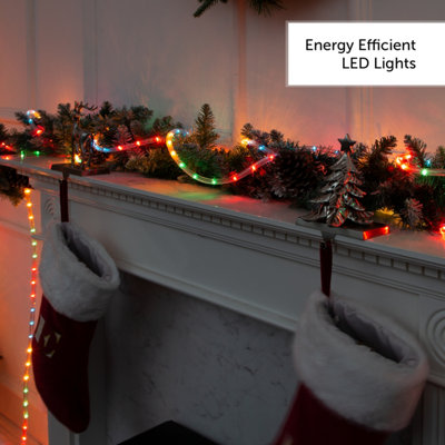 The Christmas Workshop 25m Multi-Coloured Rope Lights