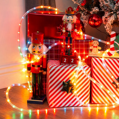The Christmas Workshop 25m Multi-Coloured Rope Lights