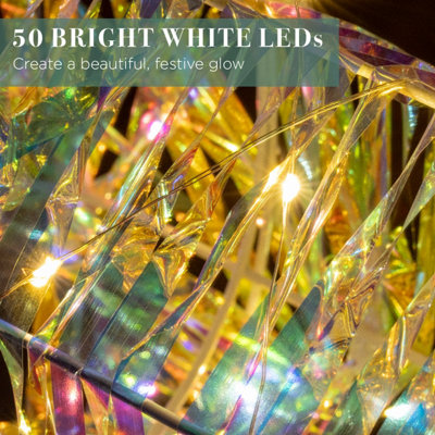 The Christmas Workshop 50cm Iridescent Light-Up Reindeer
