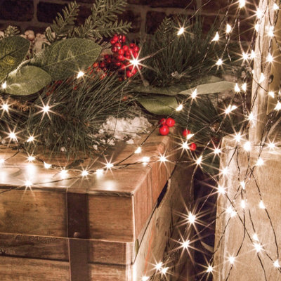 The Christmas Workshop 600 White Micro LED Vine Lights