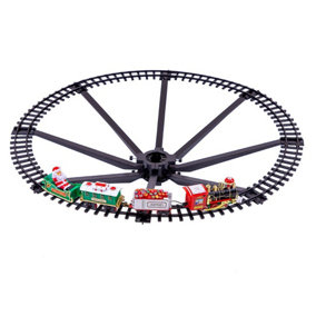 The Christmas Workshop 70129 Christmas Tree Train Set /Attaches To Your Tree / 89cm Diameter