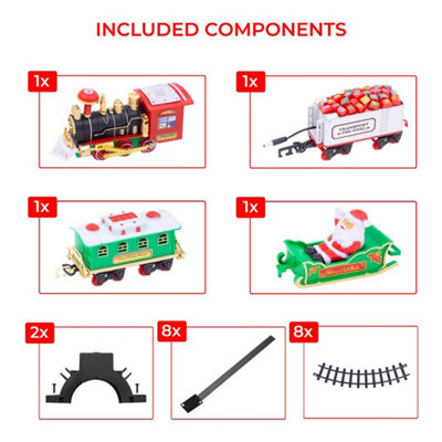 The Christmas Workshop 70129 Christmas Tree Train Set /Attaches To Your ...