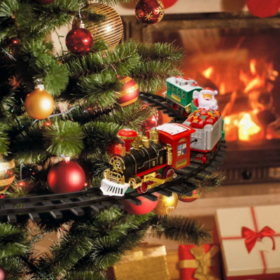 The Christmas Workshop 70129 Christmas Tree Train Set Attaches To Your Tree 89cm Diameter