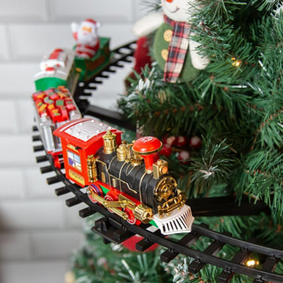 The Christmas Workshop 70129 Christmas Tree Train Set Attaches To Your Tree 89cm Diameter