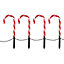 The Christmas Workshop 70359 Red & White Outdoor Christmas Candy Cane Decorations