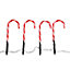 The Christmas Workshop 70359 Red & White Outdoor Christmas Candy Cane Decorations