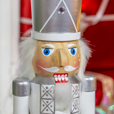 White nutcracker shop soldier