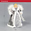 The Christmas Workshop 71089 Angel Tree Topper With Silver & White Dress