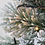 The Christmas Workshop 72049 6ft Pre-Lit Deluxe Snowy Tree