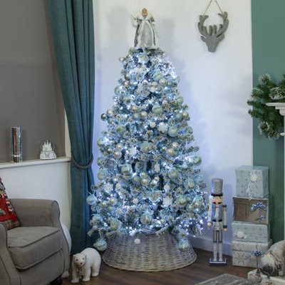 The Christmas Workshop 72069 6ft Snowy Cone Artificial Christmas Tree