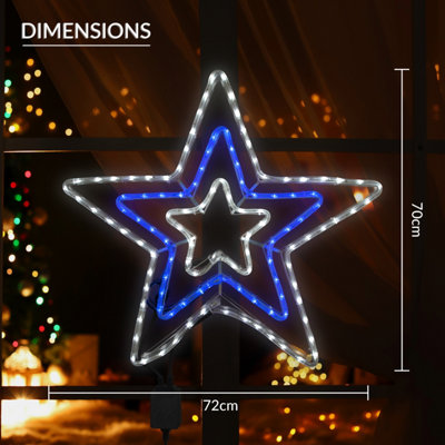 The Christmas Workshop 72590 Bright Star Christmas Window Light