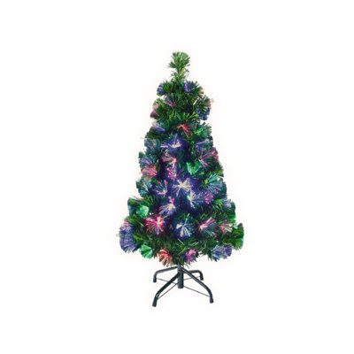 The Christmas 73550 3ft Fibre Optic Artificial Christmas Tree DIY at B&Q