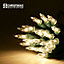 The Christmas Workshop 75700 Set of 40 Clear LED Fairy Lights