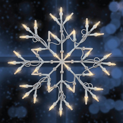 The Christmas Workshop 77700 Warm White Snowflake Christmas Light