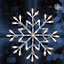 The Christmas Workshop 77700 Warm White Snowflake Christmas Light With 35 LED Lights