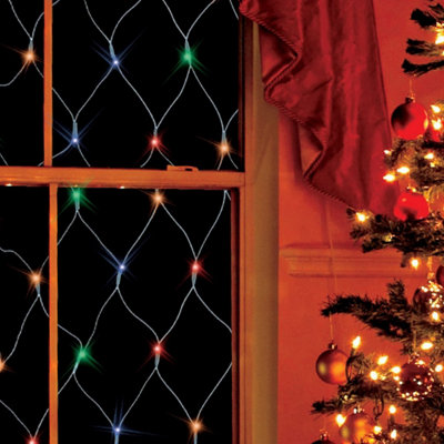 The Christmas Workshop 77970 150 LED Multi-Coloured Christmas Net Lights - 8
