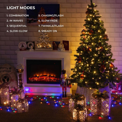The Christmas Workshop 78170 600 LED Battery Operated Warm White Christmas Lights