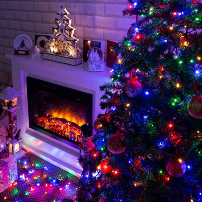 The Christmas Workshop 78240 600 LED Battery Operated Multi-Coloured Christmas Lights