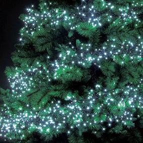 The Christmas Workshop 78470 960 Bright White LED Chaser Cluster Christmas Lights
