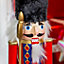 The Christmas Workshop 81570 30cm Tall Wooden Nutcracker Soldier