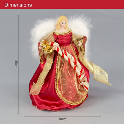 strapless open back dress Tiffany (Angel): African American Christmas Tree Topper – The Black Art  Depot main image 0